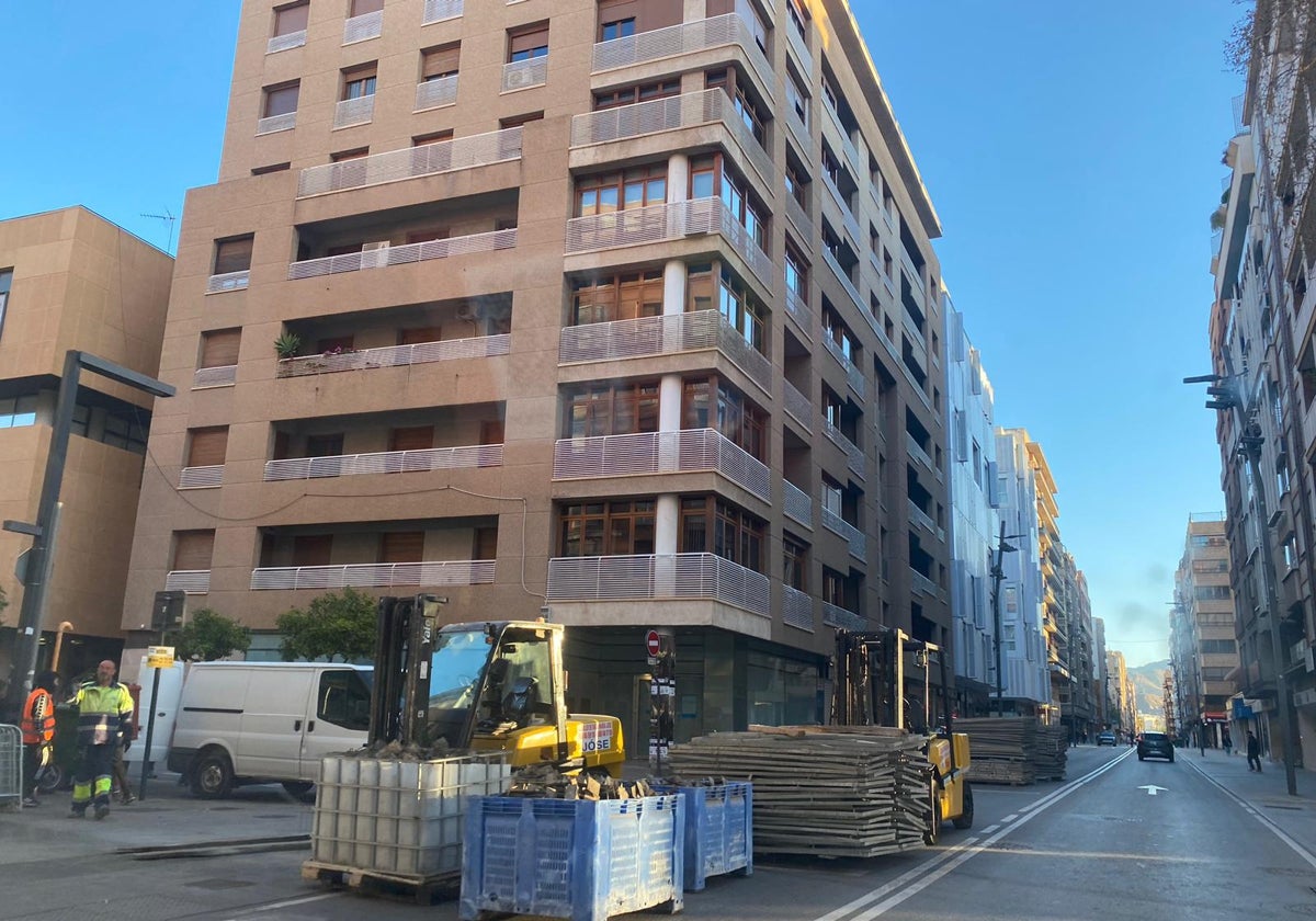 Comienza El Montaje De Las Tribunas De Semana Santa En Lorca La Verdad